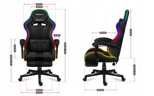 Fotel gamingowy Huzaro Force 4.7 RGB Mesh na Arena.pl
