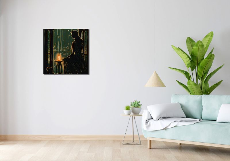 Obraz 60x60cm Nocne Szeptanie zdjęcie 2