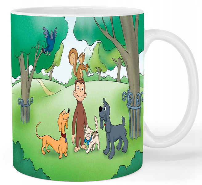 Kubek ceramiczny Ciekawski George zdjęcie 1