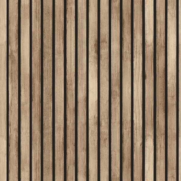 TAPETA WZÓR PANELE ŚCIENNE DREWNIANE LAMELE 3D zdjęcie 1