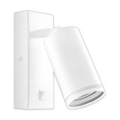 LAMPA ŚCIENNA GU10 LED KINKIET WŁĄCZNIK