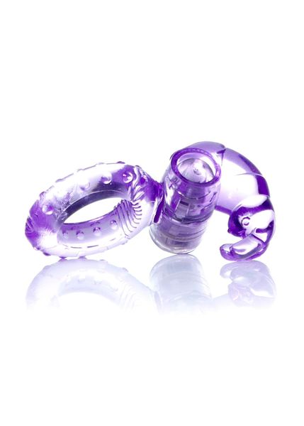 Pierścień-Rabbit Vibro CockRing Purple zdjęcie 5