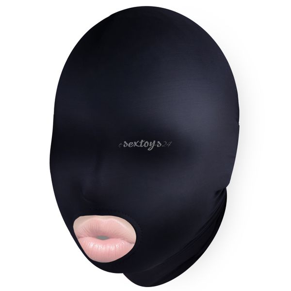Maska Bdsm, Kominiarka Bez Otworu Na Oczy zdjęcie 1