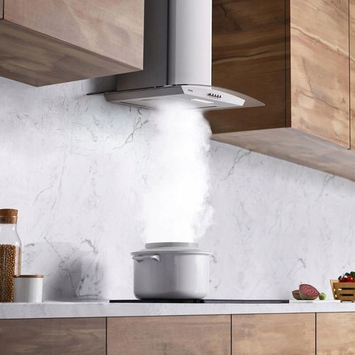 Okap ścienny Ciarra 60 cm 650m³/h CBCS6506B Srebrny na Arena.pl