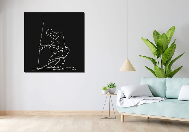 Obraz 100x100cm Linia zdjęcie 2