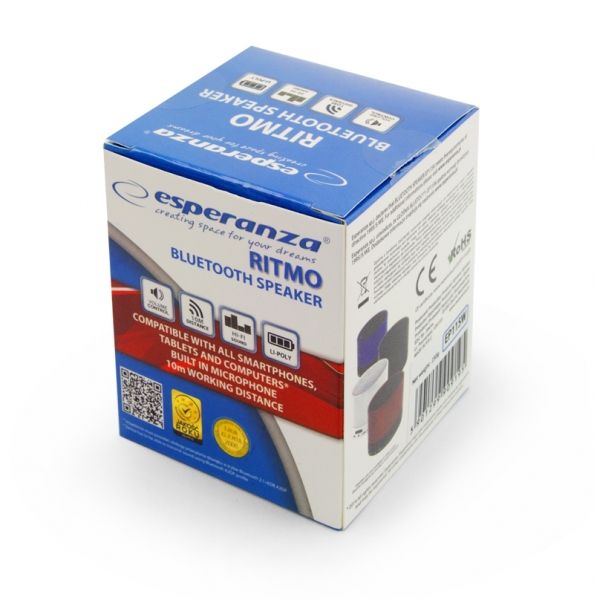 GŁOŚNIK BT FM RITMO CZARNY ESPERANZA EP115K zdjęcie 2
