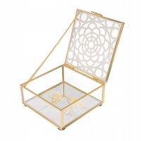 Organizer Szkatułka Pudełko na biżuterię 14x14cm