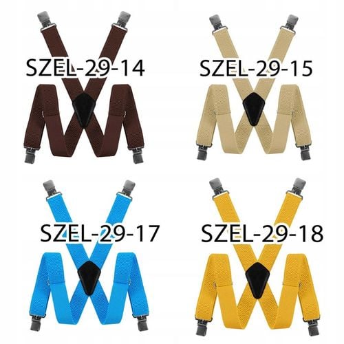 SZELKI MĘSKIE DO SPODNI MOCNE SZEROKIE CODZIENNE REGULOWANE POLSKIE na Arena.pl