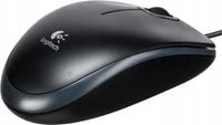 Mysz przewodowa Logitech B100 czarna USB 800 DPI (910-003357)