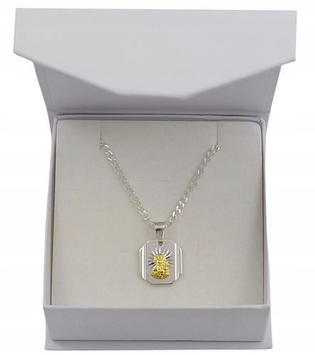 Łańcuszek Srebrny Pancerka 2,30 mm z Medalikiem pr 925 Grawer Gratis na Arena.pl