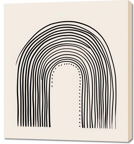 Obraz 90x100cm Symetria Łuku zdjęcie 1