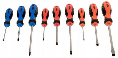 ZESTAW ŚRUBOKRĘTÓW WKRĘTAKÓW Z MAGNESEM 9 szt. na Arena.pl