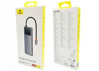 ADAPTER HUB BASEUS B00061800813-00 METAL GLEAM II 10W1