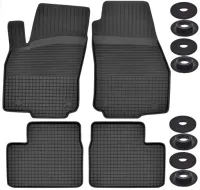 OPEL ASTRA H III (2004-2014) GUMOWE DYWANIKI KORYTKA CZARNE ZESTAW