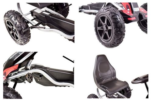 OLBRZYMI GOKART NA PEDAŁY, POMPOWANE KOŁA/B012 na Arena.pl