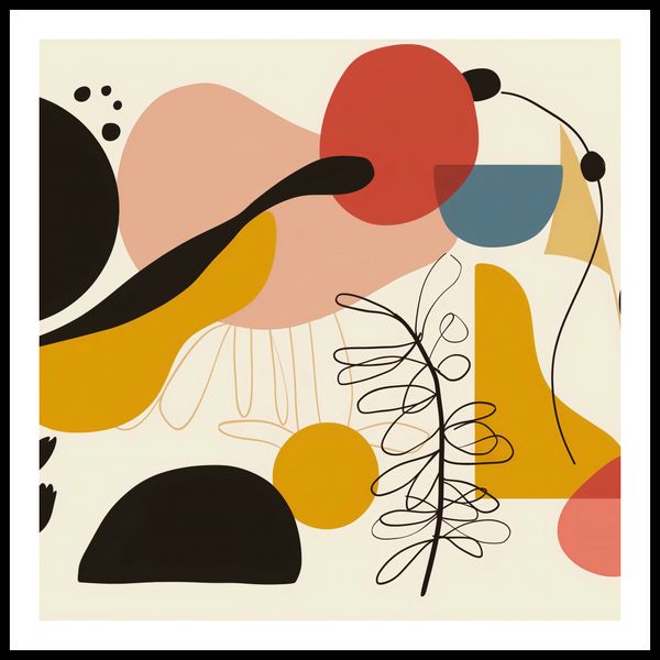 Plakat 90x90cm Rapsodia Barw zdjęcie 3