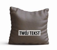 Poduszka Dekoracyjna KRATA  z Twoim napisem KR05