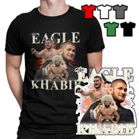 KOSZULKA T-SHIRT MĘSKI WZORY - Nurmagomedov BOKS MMA WALKI KLATKA - S