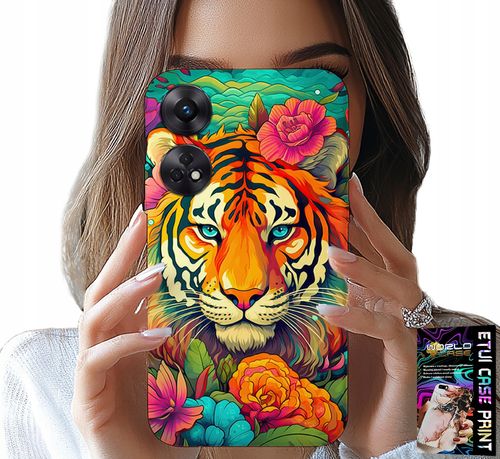 ETUI DO OPPO RENO8 T 4G - ZWIERZĘCE WZORY TYGRYS TYGRYSEK CASE na Arena.pl