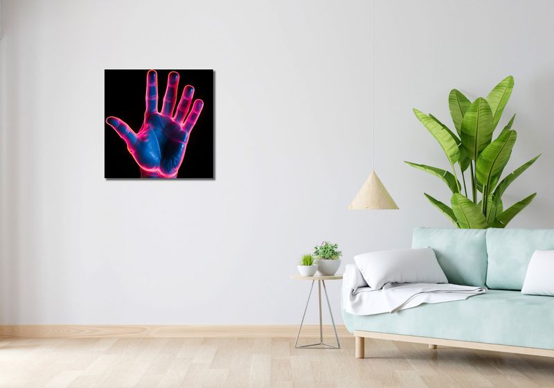 Obraz 60x60cm Dotyk Przyszłości zdjęcie 2