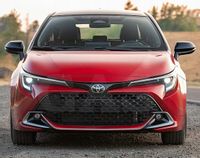 Toyota Corolla Hatchback - Chromowane Listwy Grill Atrapy Zderzaka Tuning