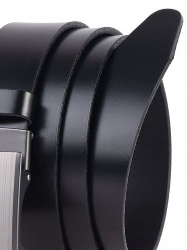 Pasek SKÓRZANY męski SEPHER Automat CZARNY spodni na Arena.pl