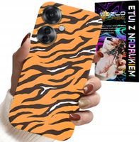 ETUI DO OPPO RENO11 F 5G - PLECKI W TYGRYSIE PASKI POKROWIEC +FOLIA