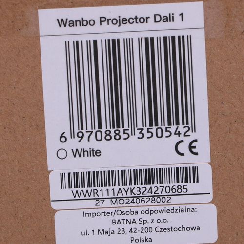 Projektor Wanbo Dali 1 WXGA Wi-Fi Bluetooth Android na Arena.pl