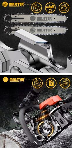 PIŁA SPALINOWA PILARKA ŁAŃCUCHOWA 5,7km 58cm3 2x łańc/prowad/olej+2x na Arena.pl