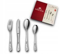 Sztućce dla dzieci GERLACH BON TON pieski GRAWER Prezent na Chrzest Roczek