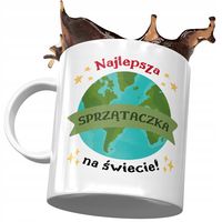 Dla Sprzątaczki Kubek Na Urodziny Na Prezent Z Nadrukiem Ze Zdjęciem