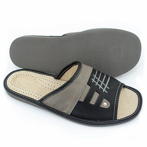 SKÓRA PANTOFLE KLAPKI MĘSKIE KAPCIE GÓRALSKIE na Arena.pl