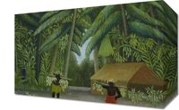 Obraz 30x20cm Banana Harvest, Rousseau Vintage do Salonu