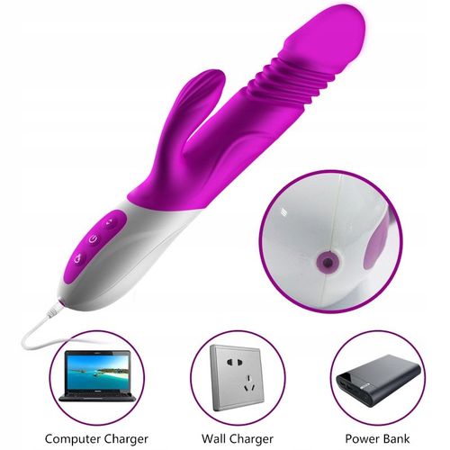 Wibrator-Silicone Vibrator USB 10 Function and Thr na Arena.pl