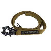 Smycz/lonża z zapięciem Frog, K9 Thorn ciemna zieleń 100 cm