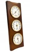 Elegancka Stacja Pogody - Barometr Termometr Higrometr 36cm Retro - YG336