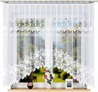 Firana żakardowa DEMETRIA 300x160cm (gotowa) z łukiem PROMOCJA