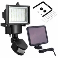 Lampa solarna uliczna LED 600W czujnik ruchu zmierzchu panel zestaw mocna