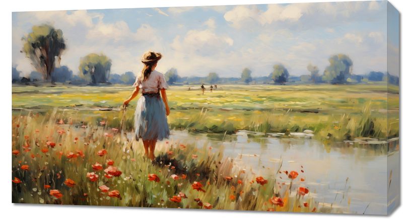 Obraz 90x50cm Wiejski Spokój zdjęcie 1