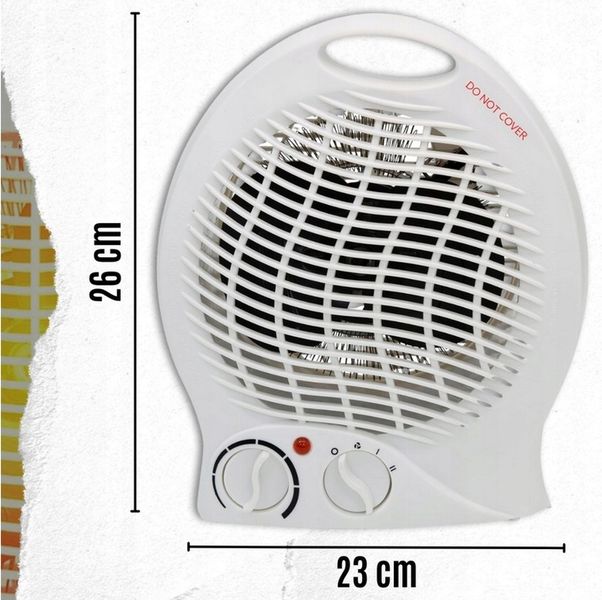 Termowentylator Volteno 2000 W biały zdjęcie 6
