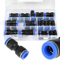 ZŁĄCZKA WTYKOWA ZŁĄCZE PNEUMATYCZNE PROSTE 4-16mm ZESTAW SZYBKOZŁĄCZEK