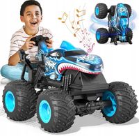 SAMOCHÓD ZDALNIE STEROWANY CRAWLER MONSTER TRUCK REKIN RC 4X4 360° LED