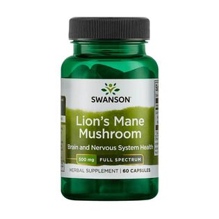 Swanson Lion's Mane Mushroom 500mg 60 kaps.