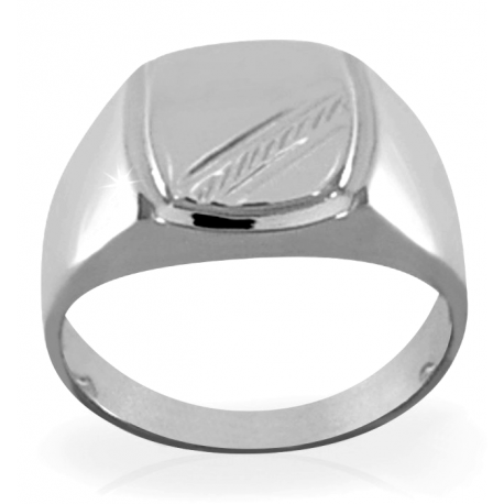 SREBRNY SYGNET Z NACIĘCIAMI PRÓBA SREBRA 925 GRAWER GRATIS zdjęcie 1