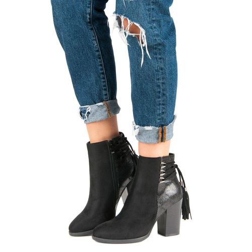 Czarne Botki Boho r.41 na Arena.pl