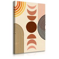 Obraz Na Płótnie Styl Boho Figury Geometryczne Kształty 60cm x 90cm