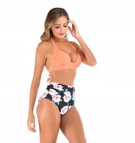 STRÓJ KĄPIELOWY DWUCZĘSCIOWY BIKINI WIĄZANIE / M na Arena.pl