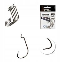 Haczyk Haczyki FL WORM nr 1/0 B. Nickel 5 szt