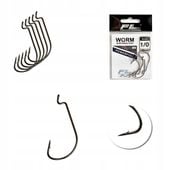 Haczyk Haczyki FL WORM nr 1/0 B. Nickel 5 szt