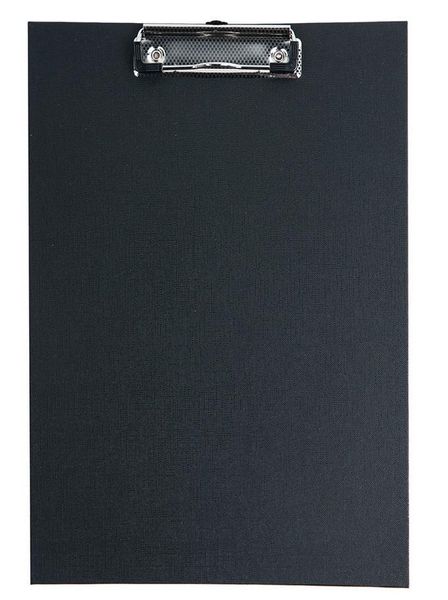 DESKA CLIPBOARD A4 PVC D.RECT BLACK LEVIATAN zdjęcie 1